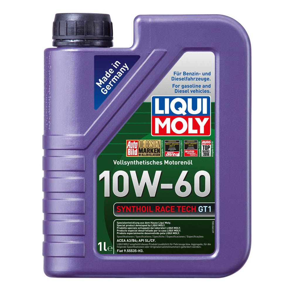 メンテナンス LIQUI MOLY 10W-60 SYNTHOIL RACE TECH GT1 Synthoil Race Tech GT1 10W-60 – Liqui Moly Shop